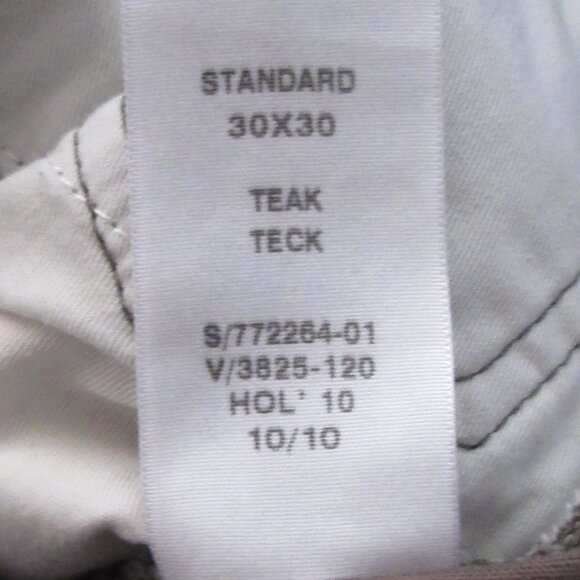 Pre Owned Men's 2 Pairs Gap Corduroy Jeans Standard Fit Black & Tan Size 30/30 - Picture 6 of 9